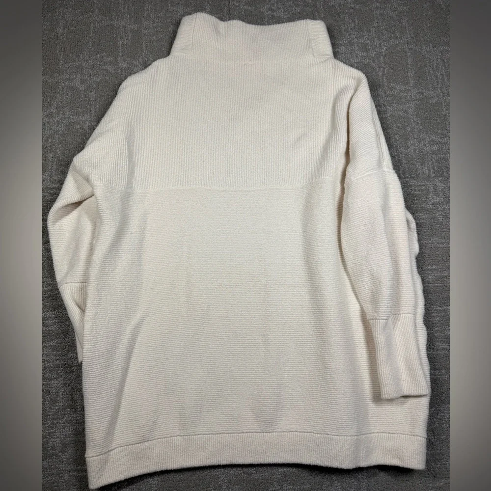 Free People Ribbed Ottoman Slouch Tunis Long Sleeve Boho Sweater Women Size Smal